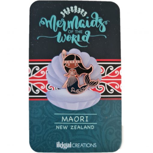 Maori Mermaid of New Zealand with backing card