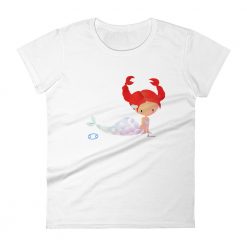 Cancer Zodiac Mermaid Tshirt Front