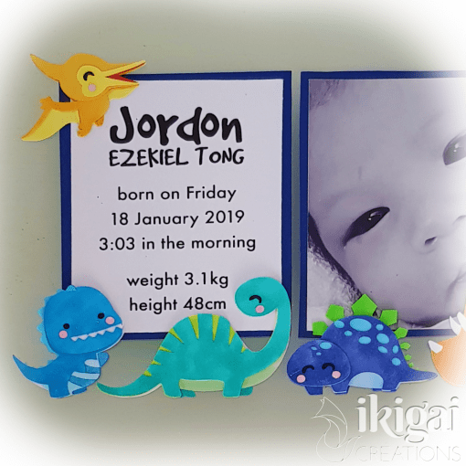 paper dino - birth announcement mockup - jordan tong - zoom in