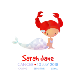Personalised Cancer Mermaids Print